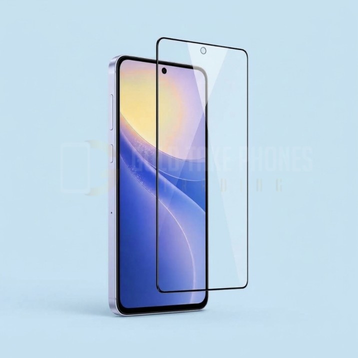 5D Clear HD Tempered Glass For Samsung A36