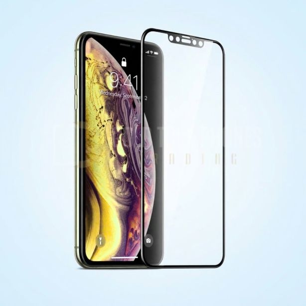 5D Clear HD Tempered Glass For iPhone Xs Max