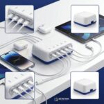 6-Port Multi-USB Charging Station
