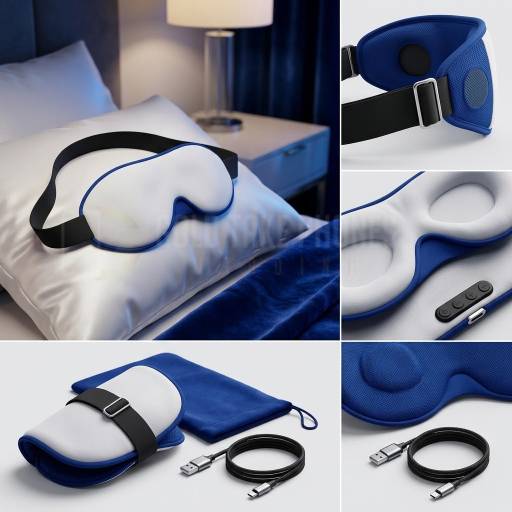 Bluetooth Sleep Mask with Built-In Speakers