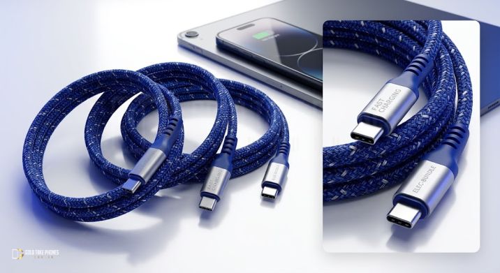 Fast Charging Cable 3-Pack Value Bundle