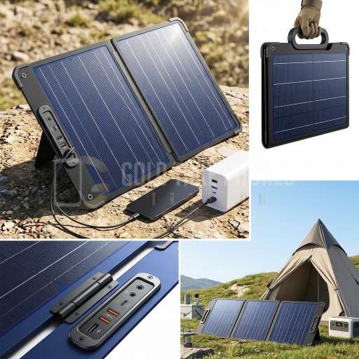 Foldable 100W Solar Panel Charger