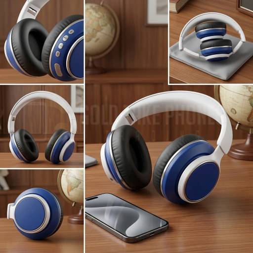 FoldableRetro-StyleWirelessHeadphones Foldable Retro-Style Wireless Headphones