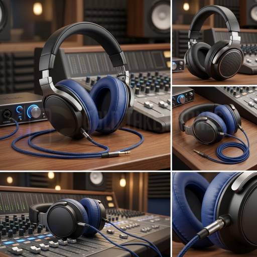 Hi-Fi Wired Studio Monitoring Headphones