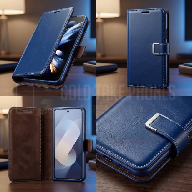 Samsung Galaxy Z Fold Genuine Leather Book Case