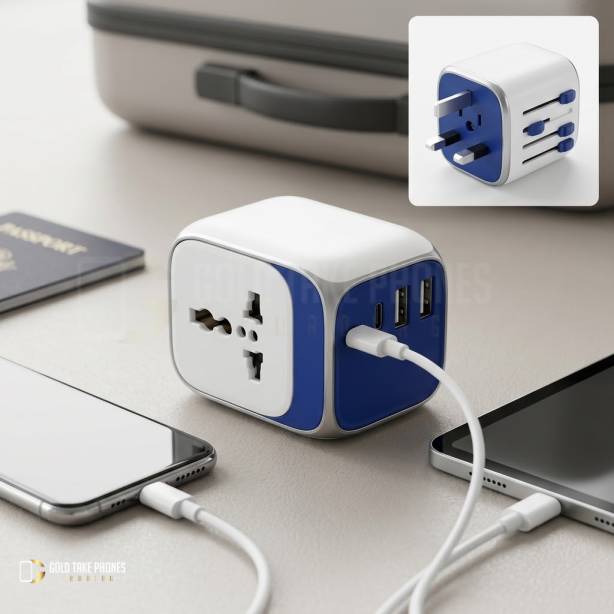 Universal Travel Adapter with USB/Type-C Ports