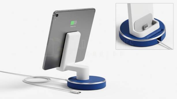 Vertical iPad Charging Dock Station