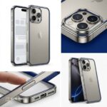 iPhone 16/17 Titanium-Finish Bumper Caseq