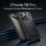 iPhone 18 Pro Rugged Armor Shockproof Case