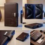 iPhone Duo Passport-Style Leather Folio Case