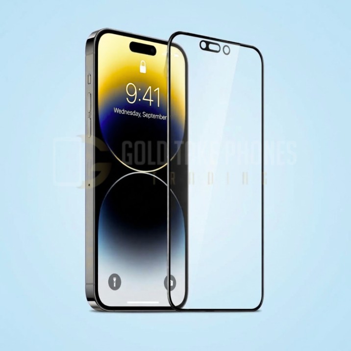 5D Clear HD Tempered Glass For iPhone 14 Pro