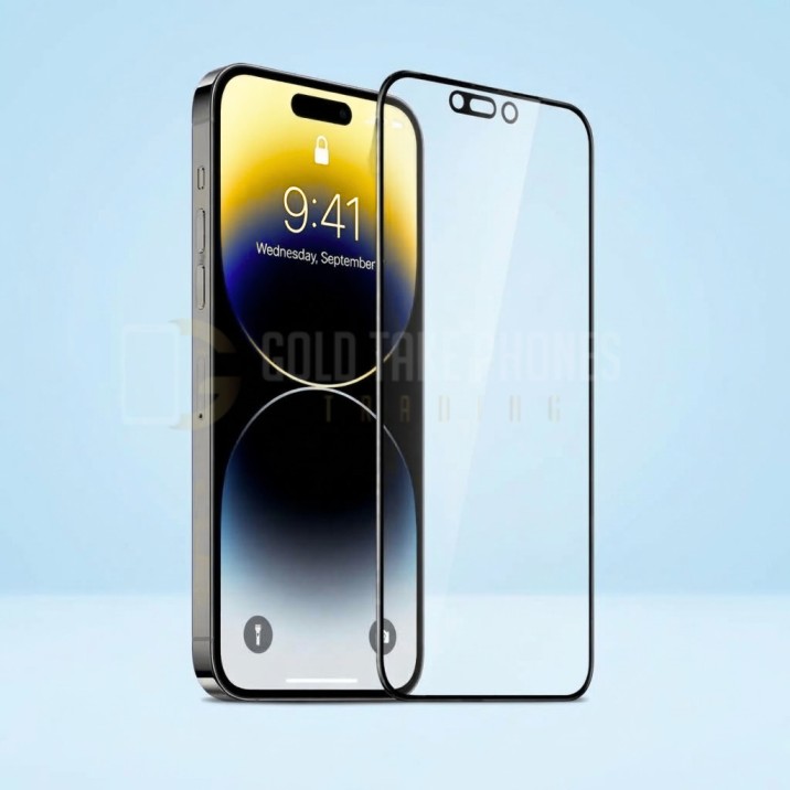 5D Clear HD Tempered Glass For iPhone 14 Pro Max