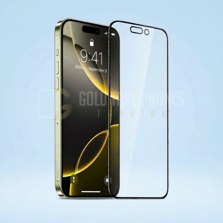 5D Clear HD Tempered Glass For iPhone 16 Plus