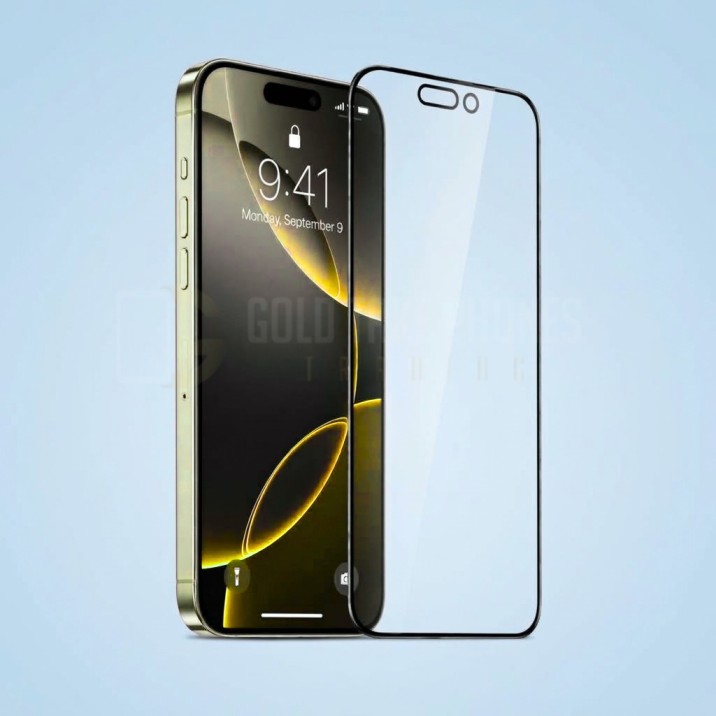 5D Clear HD Tempered Glass For iPhone 16 Pro Max