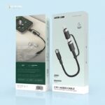 Green Lion 2-in-1 Audio Cable 12cm (USB-C)