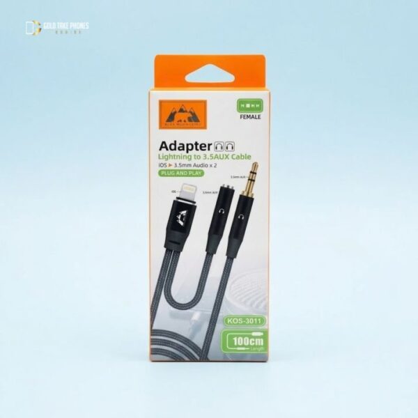 Hugmie Kos-3011 Lightning to 3.5mm AUX Cable